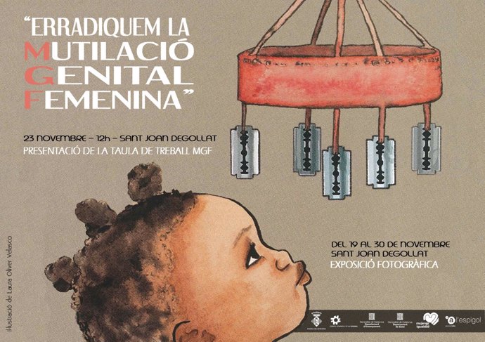 Cartel de la exposición 'Erradiquem la mutilación genital femenina'