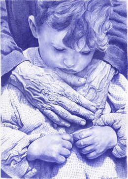 Obra de Paco Sierra que se puede ver en esta exposición en Huesca