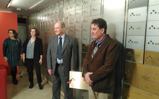 Nicolás Sánchez-Albornoz en el Instituto Cervantes