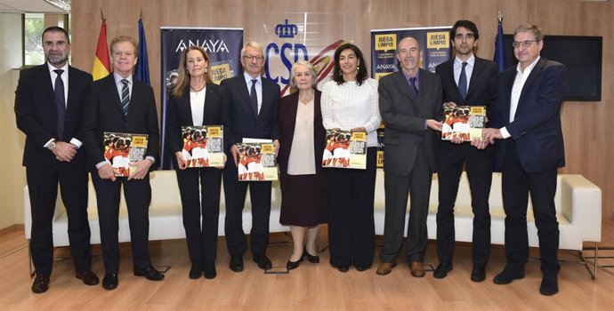 Rienda en la presentación de campaña educativa en el CSD