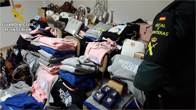 Productos incautados por los agnetes