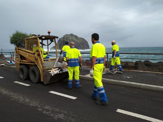 Trabajos en Garachico