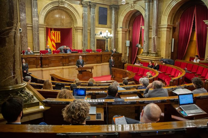 Segona ronda del ple al Parlament de Catalunya