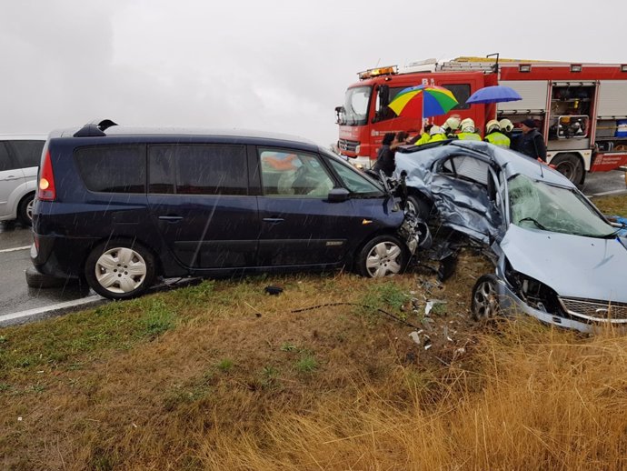 Accidente de tráfico en Lodosa