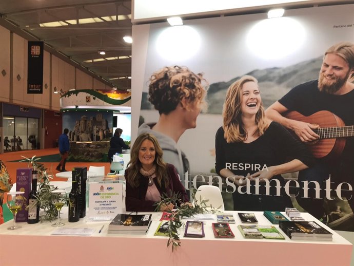 La concejala de Turismo de Jaén, Rosario Morales de Coca, en Intur 2018.