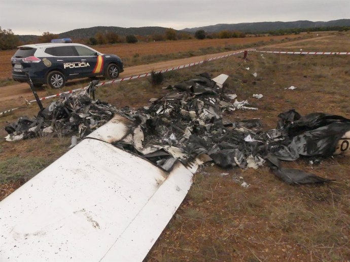 Accidente De Una Avioneta En Pedanía Valdecebro (Teruel)