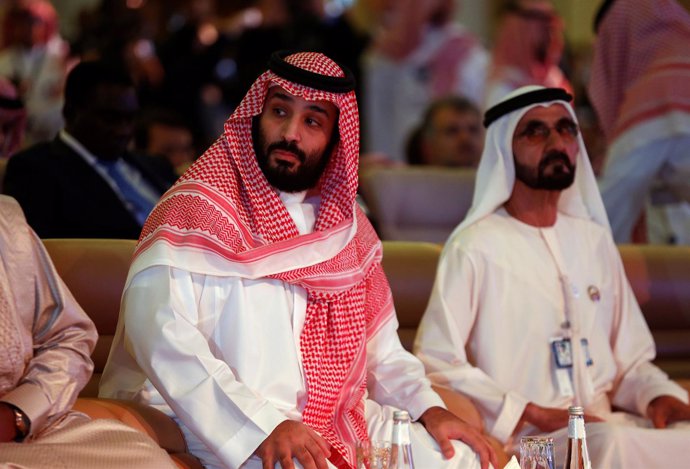 El príncipe heredero Mohamed bin Salmán interviene el en foro de inversión