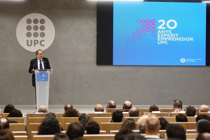 El president Quim Torra clausura el 20 aniversari del programa Innova d'UPC