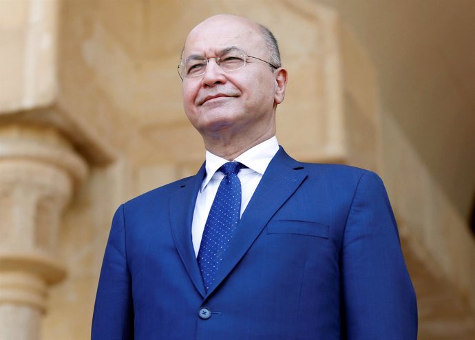 El presidente de Irak, Barham Salí