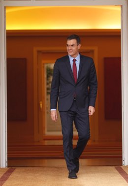 Reunión de Pedro Sánchez con el presidente de la Comunidad de Madrid, Ángel Garr