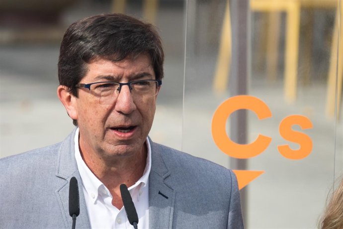 El candidato de Cs a la Presidencia de la Junta, Juan Marín