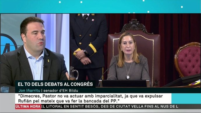 El senador d 'EH Bildu Jon Iñarritu a Catalunya Ràdio