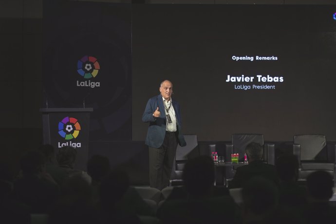 Javier Tebas, presidente de LaLiga en la India