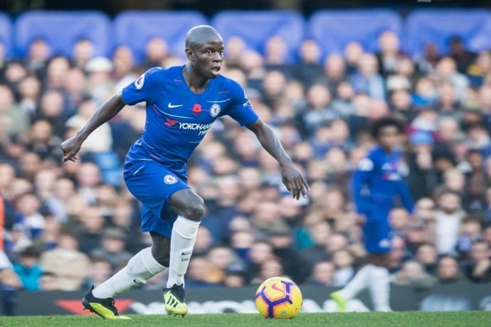 N'Golo Kanté con el Chelsea