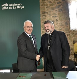 Convenio Gobierno y Diócesis milenario nacimiento Santo Domingo