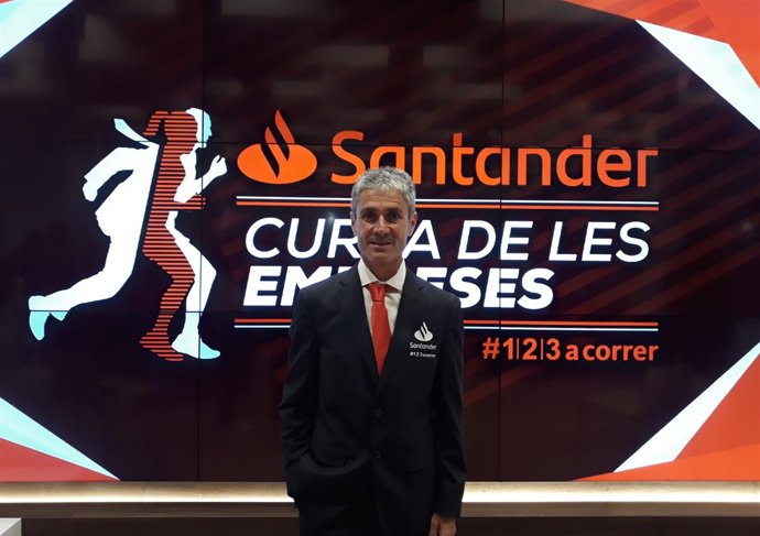 Martín Fiz, en la presentación de la Cursa de les Empreses