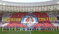 El Wanda Metropolitano lucirá el mosaico más grande de la historia del Atlético ante el FC Barcelona