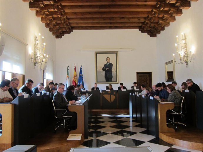 Pleno extraordinario de la Diputación de Cáceres