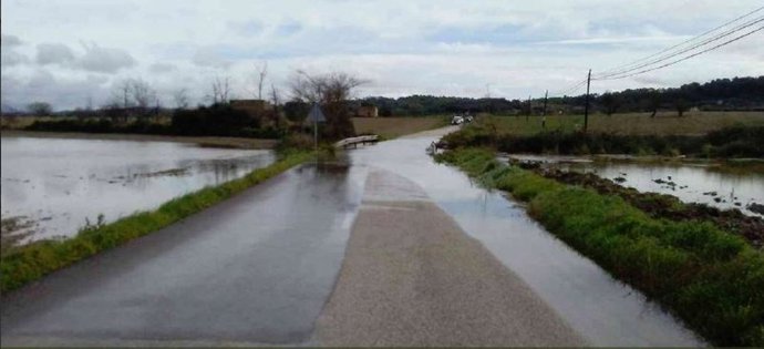 Desbordamiento del torrente de Sa Canova