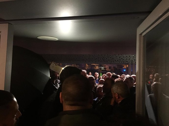 Concentración de taxistas