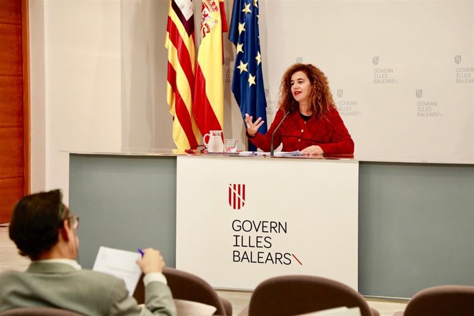 Pilar Costa tras el Consell de Govern