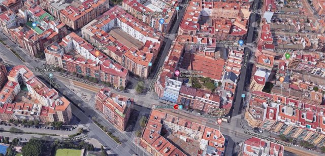 Localización de la calle Dolores Marqués de València