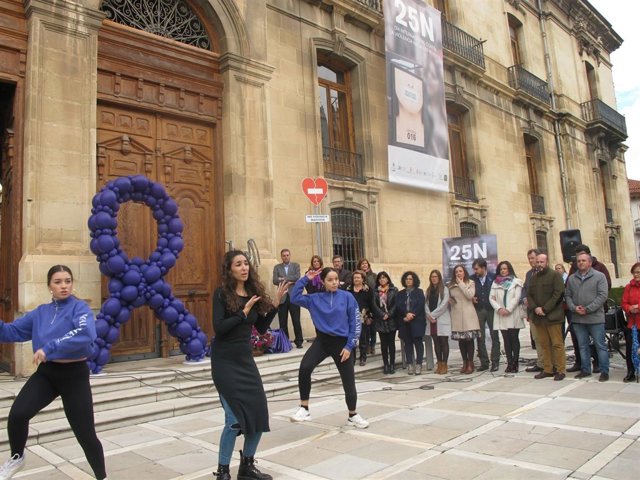 Acto por el 25N en la Diputación de Jaén