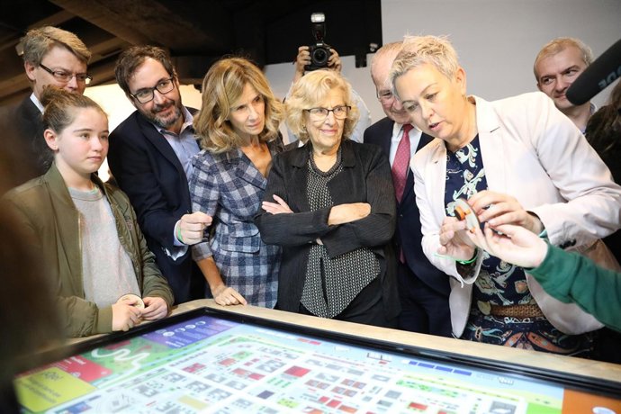 Manuela Carmena durante la presentación del festival 'Imperdibles'