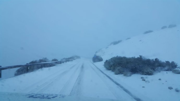 Nieve en el Teide