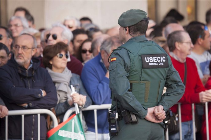 Guardia Civil recursos vigilancia, desfiles