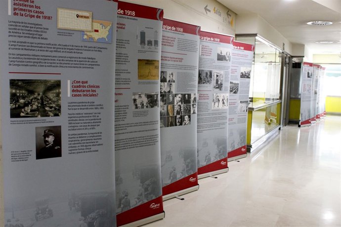 Exposición sobre la gripe en el Museo de la Ciencia.