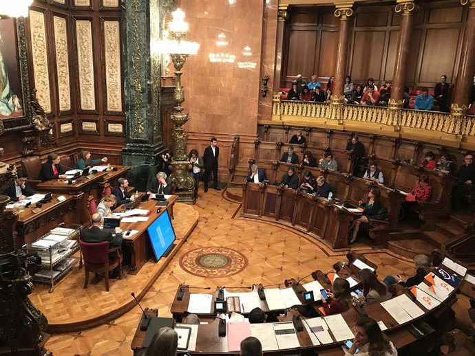 Pleno municipal de Barcelona