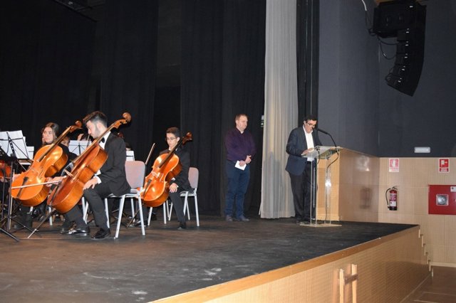 El delegado de Educación, Vicente Zarza, en el XII encuentro de conservatorios.