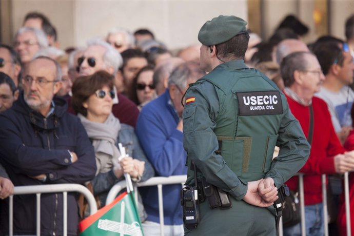 Guàrdia Civil recursos vigilància, desfilades
