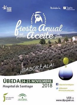 Cartel de la V Fiesta Anuel del Primer Aceite