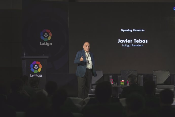 Javier Tebas, president de LaLiga en l'Índia
