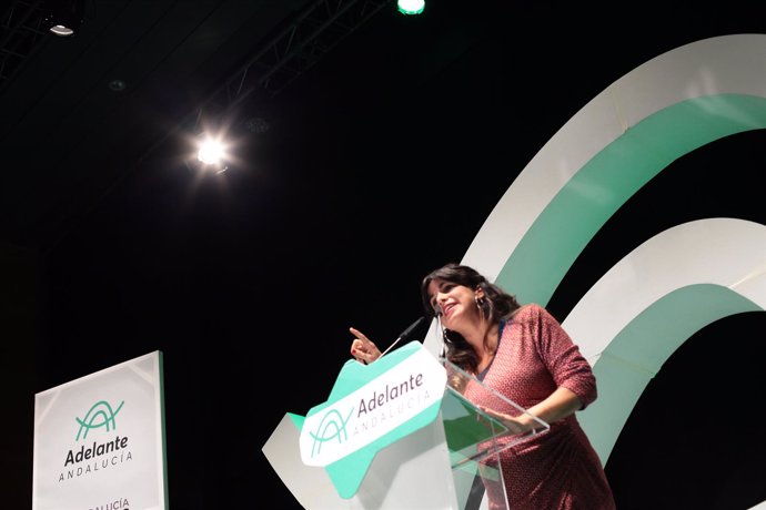 La candidata de Adelante Andalucía a la Presidencia de Junta, Teresa Rodríguez