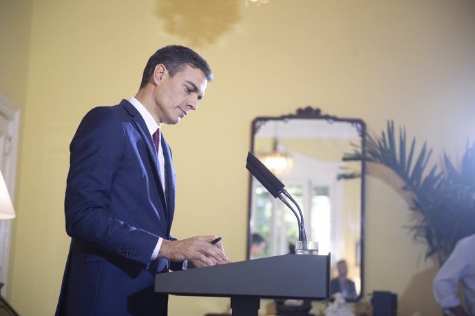 Rueda de prensa de Pedro Sánchez al término de su viaje oficial a Cuba