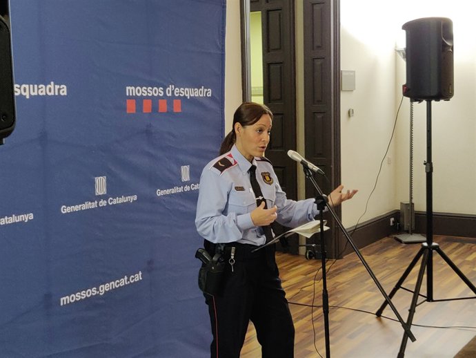 Andrea Garcia, caporal del grup central d'atenció a la víctima dels Mossos