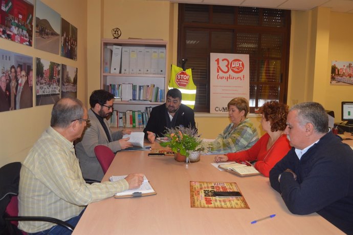 Reunión entre UGT y Adelante Andalucía