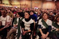 Más de 3.000 personas en Sevilla en el primer acto de Iglesias y Garzón en la campaña de Adelante Andalucía