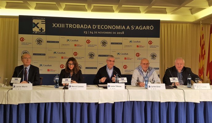 Javier Marín, Mercè Conesa, Isaías Táboas, Carles Grau i Ángel de la Font