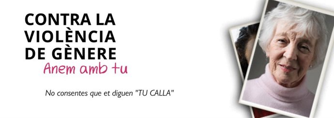 Cartel de la campaña de Igualdad contra la violencia machista