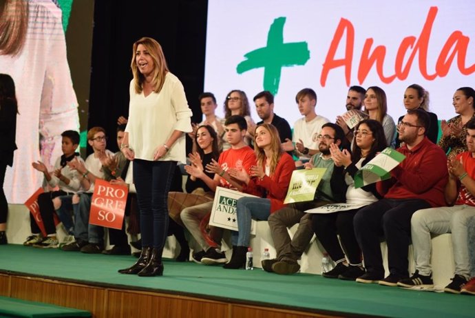 Acto electoral de Susana Díaz en la provincia de Almería