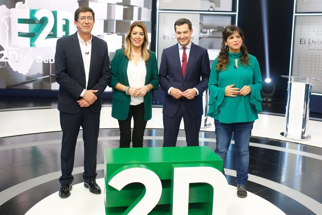 En Sevilla, debate en Canal Sur Televisión entre los candidatos a la Presidencia