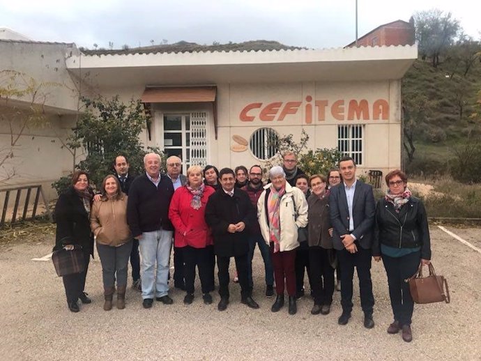 Visita de Aprompsi, Diputación y Ayuntamiento a Cefitema