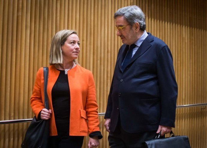 Ana Oramas y Narcís Serra