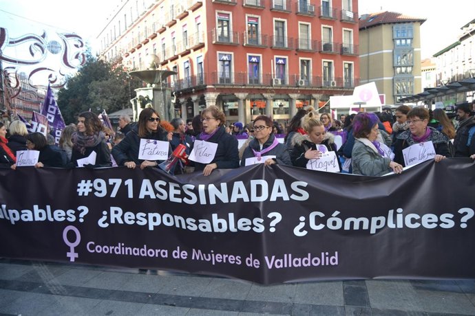 Valladolid.- Manifestación 25 de noviembre