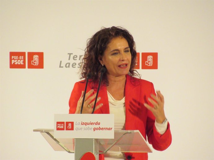 Ministra de Hacienda, María Jesús Montero