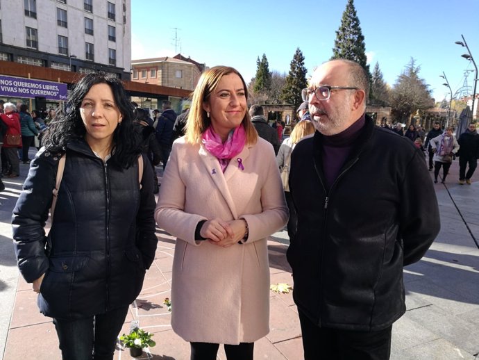Soria.- Noelia Martínez, Virginia Barcones y Miguel Latorre